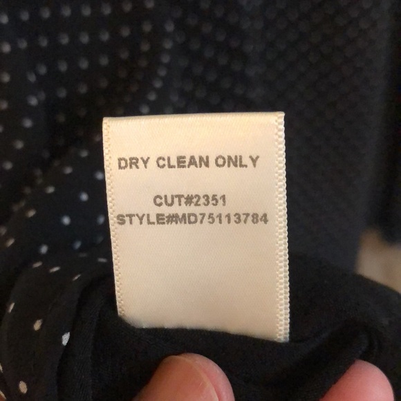 Matty M black and white, polka dot dress. Size M - Picture 8 of 8